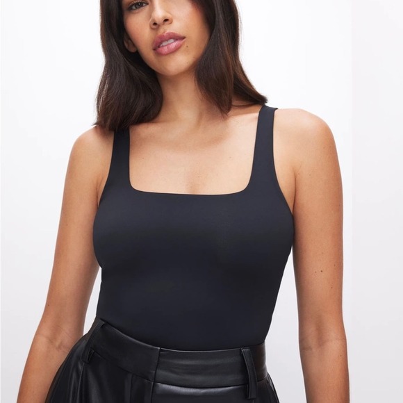 Good American Scuba Modern Tank Bodysuit NWT NEW Black Size 8 5X DD Plus Thong - Picture 2 of 14